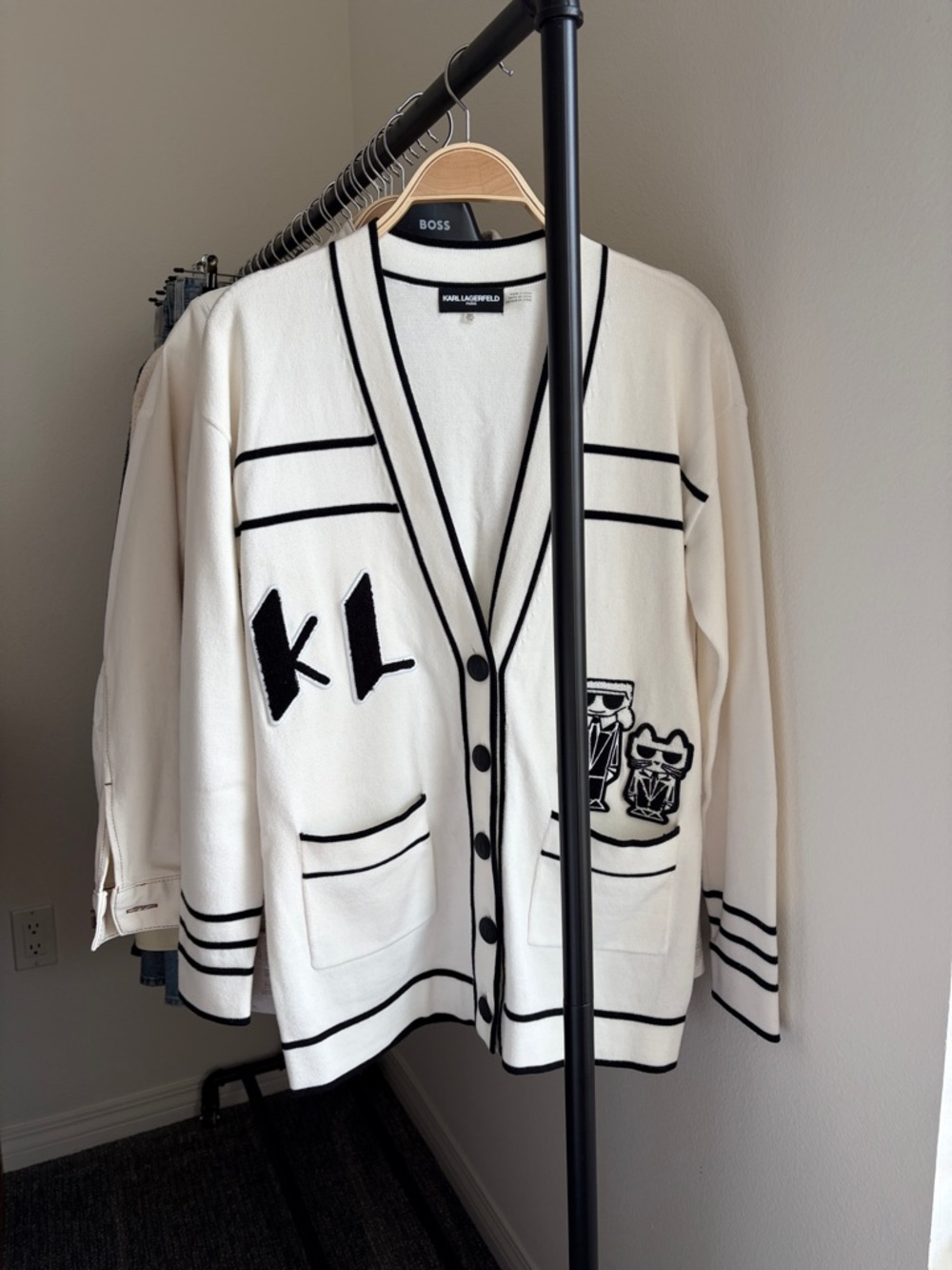 Karl Lagerfeld Cardigan NWOT